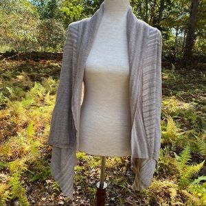 BOB TIMBERLAKE NWT SWEATER CARDIGAN BEIGE LONG SLEEVE OPEN FRONT Size M NEW